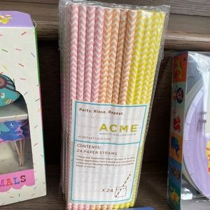 New! ACME 24 Paper Straws
